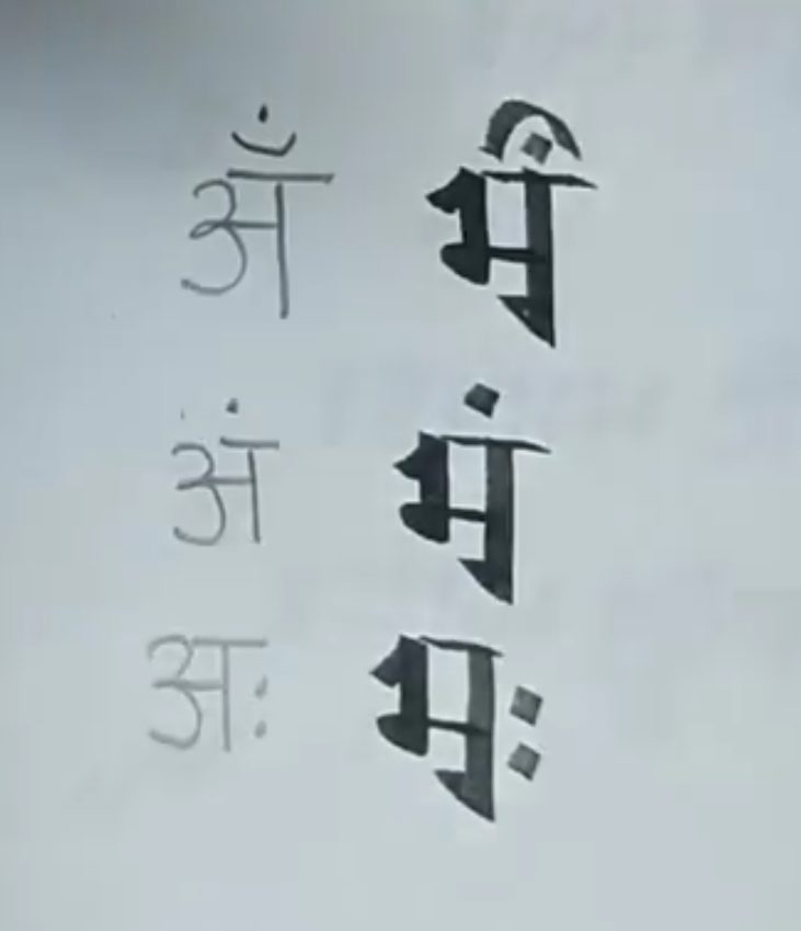 Lesson 8 : ‘अं’, ‘अँ’ & ‘अः’